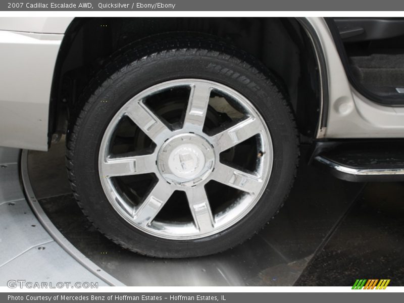 Quicksilver / Ebony/Ebony 2007 Cadillac Escalade AWD