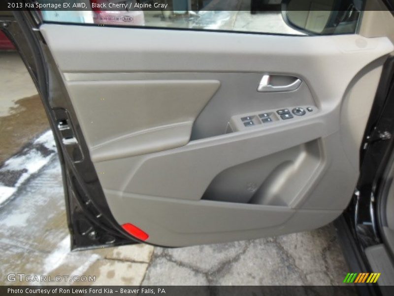 Black Cherry / Alpine Gray 2013 Kia Sportage EX AWD