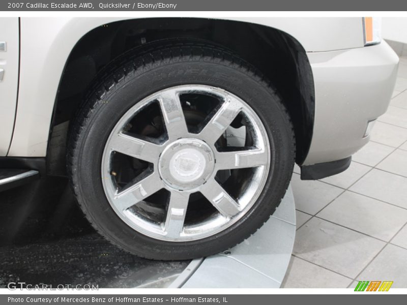 Quicksilver / Ebony/Ebony 2007 Cadillac Escalade AWD