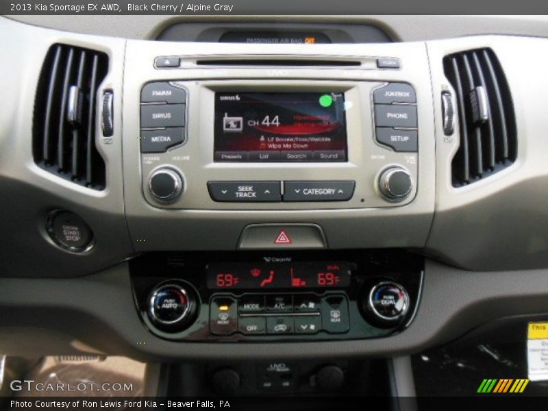 Black Cherry / Alpine Gray 2013 Kia Sportage EX AWD