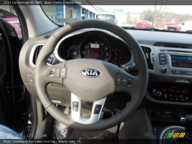 Black Cherry / Alpine Gray 2013 Kia Sportage EX AWD