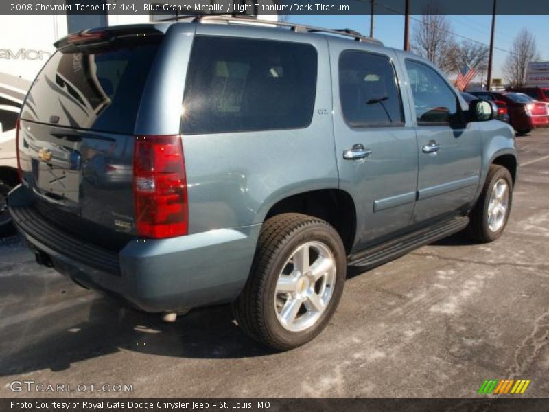 Blue Granite Metallic / Light Titanium/Dark Titanium 2008 Chevrolet Tahoe LTZ 4x4