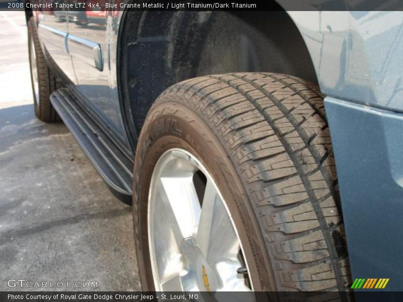 Blue Granite Metallic / Light Titanium/Dark Titanium 2008 Chevrolet Tahoe LTZ 4x4