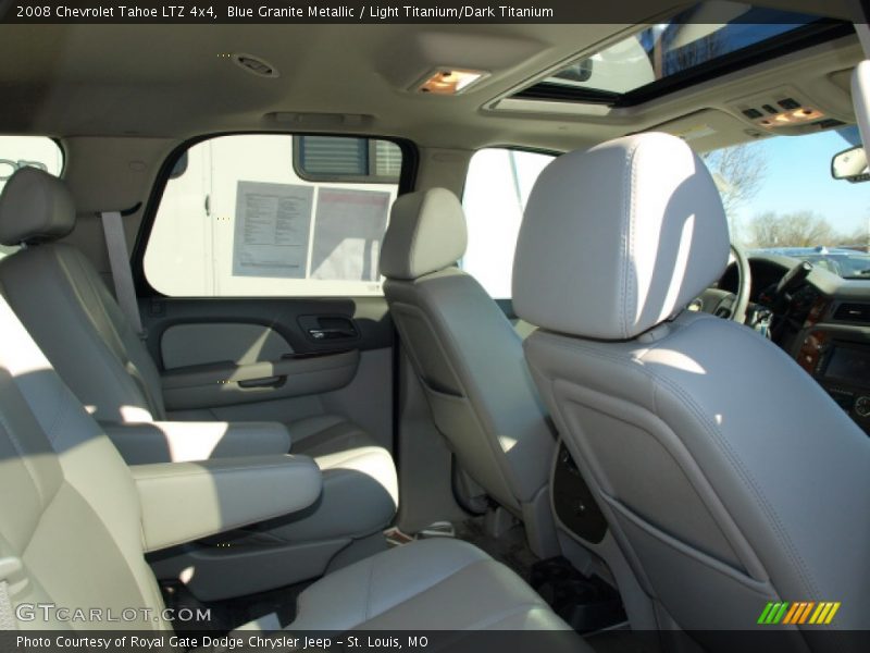 Blue Granite Metallic / Light Titanium/Dark Titanium 2008 Chevrolet Tahoe LTZ 4x4