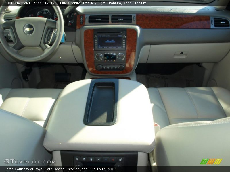Blue Granite Metallic / Light Titanium/Dark Titanium 2008 Chevrolet Tahoe LTZ 4x4