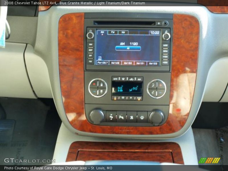 Blue Granite Metallic / Light Titanium/Dark Titanium 2008 Chevrolet Tahoe LTZ 4x4
