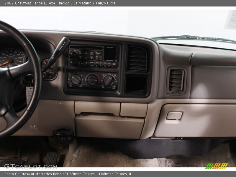 Indigo Blue Metallic / Tan/Neutral 2002 Chevrolet Tahoe LS 4x4