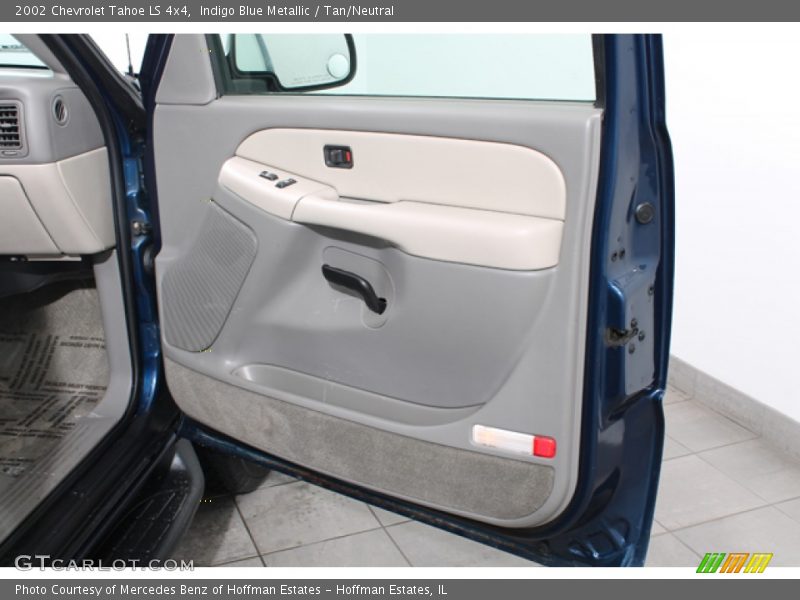 Indigo Blue Metallic / Tan/Neutral 2002 Chevrolet Tahoe LS 4x4