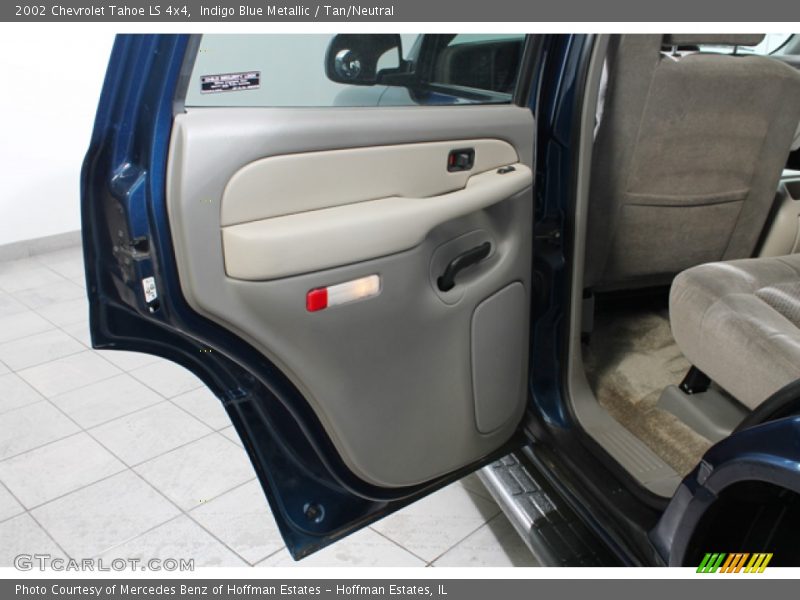Indigo Blue Metallic / Tan/Neutral 2002 Chevrolet Tahoe LS 4x4