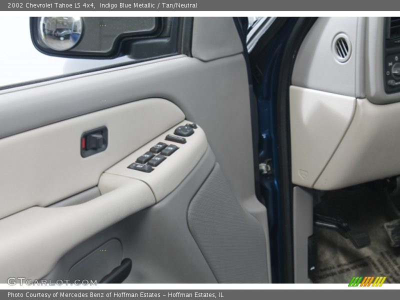 Indigo Blue Metallic / Tan/Neutral 2002 Chevrolet Tahoe LS 4x4