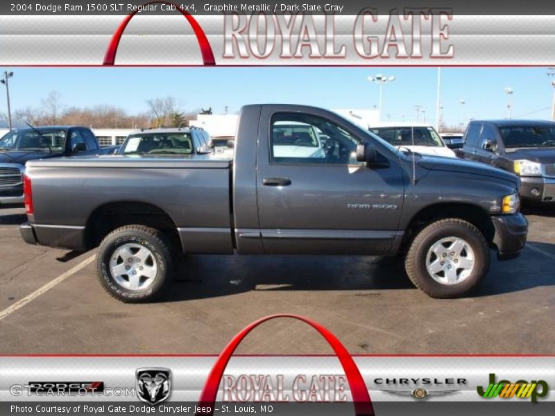 Graphite Metallic / Dark Slate Gray 2004 Dodge Ram 1500 SLT Regular Cab 4x4