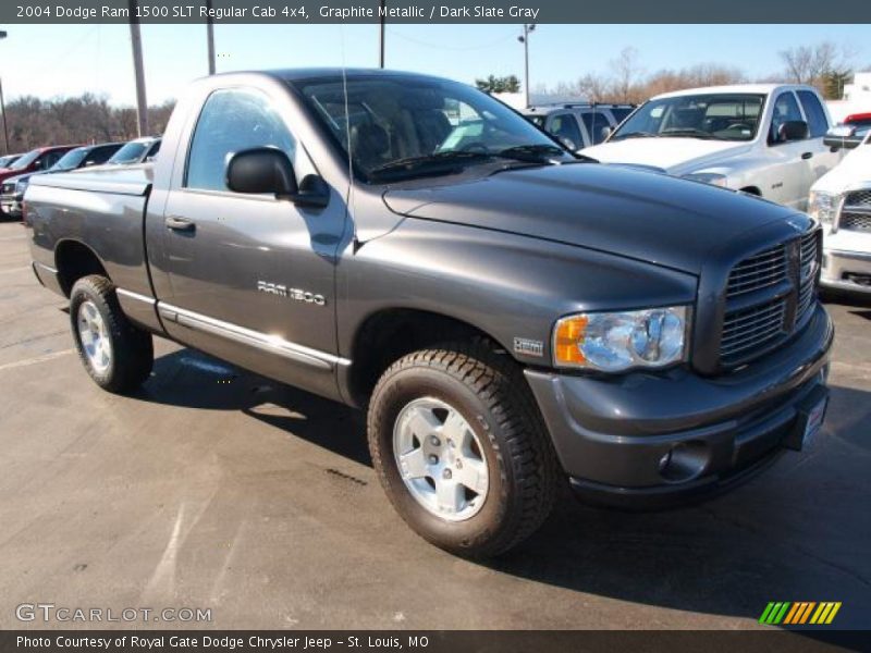 Graphite Metallic / Dark Slate Gray 2004 Dodge Ram 1500 SLT Regular Cab 4x4