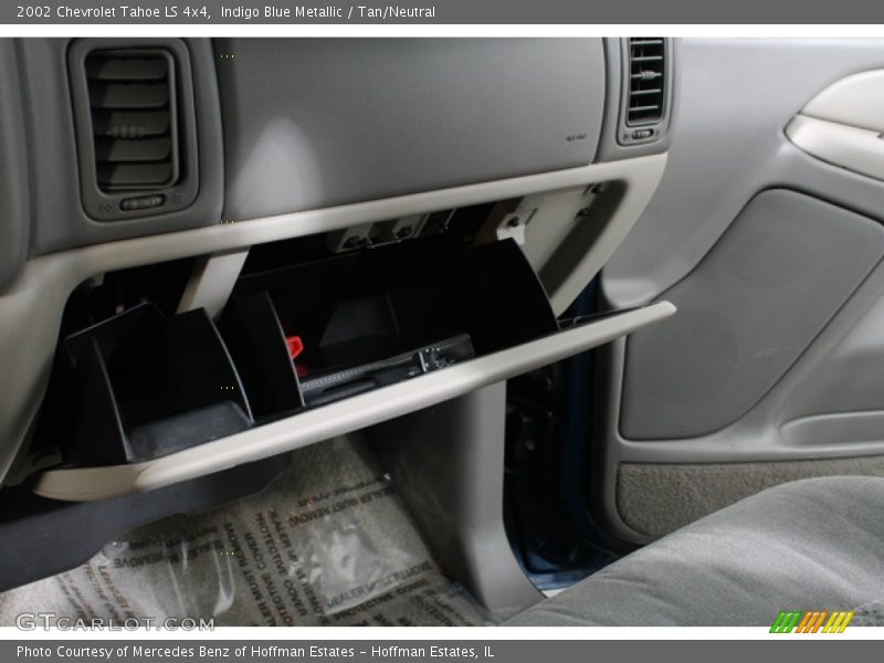 Indigo Blue Metallic / Tan/Neutral 2002 Chevrolet Tahoe LS 4x4