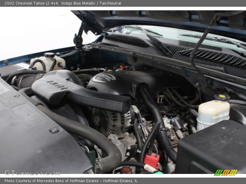 Indigo Blue Metallic / Tan/Neutral 2002 Chevrolet Tahoe LS 4x4