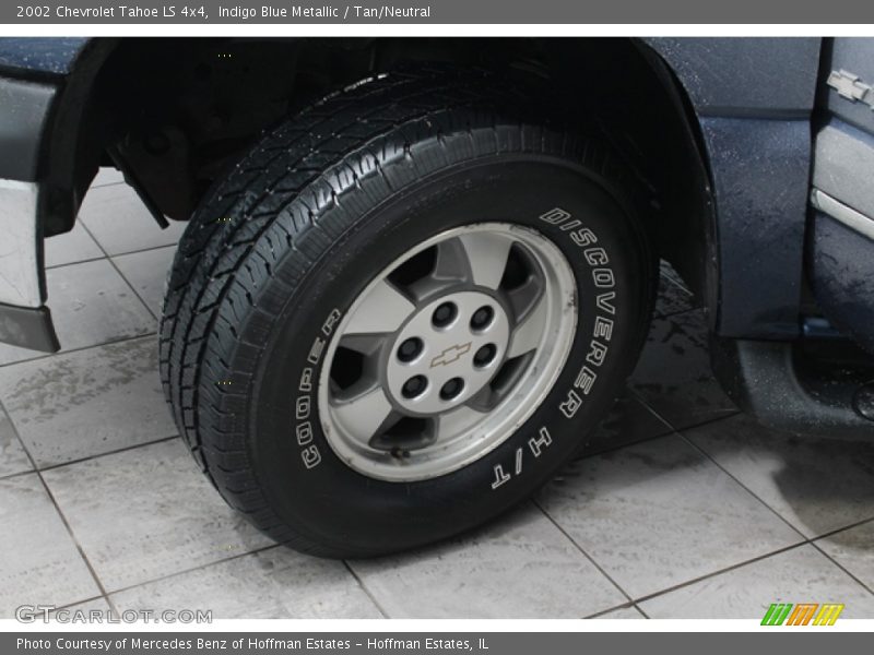 Indigo Blue Metallic / Tan/Neutral 2002 Chevrolet Tahoe LS 4x4