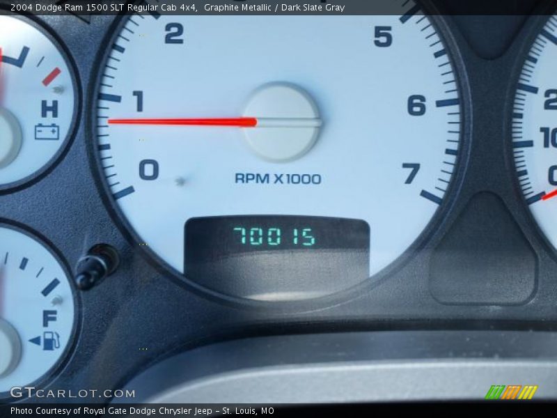 Graphite Metallic / Dark Slate Gray 2004 Dodge Ram 1500 SLT Regular Cab 4x4