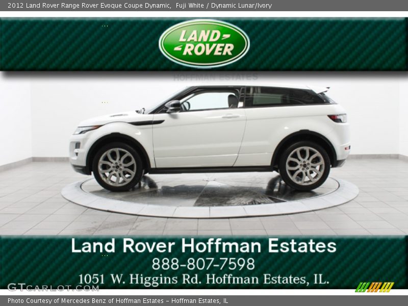 Fuji White / Dynamic Lunar/Ivory 2012 Land Rover Range Rover Evoque Coupe Dynamic