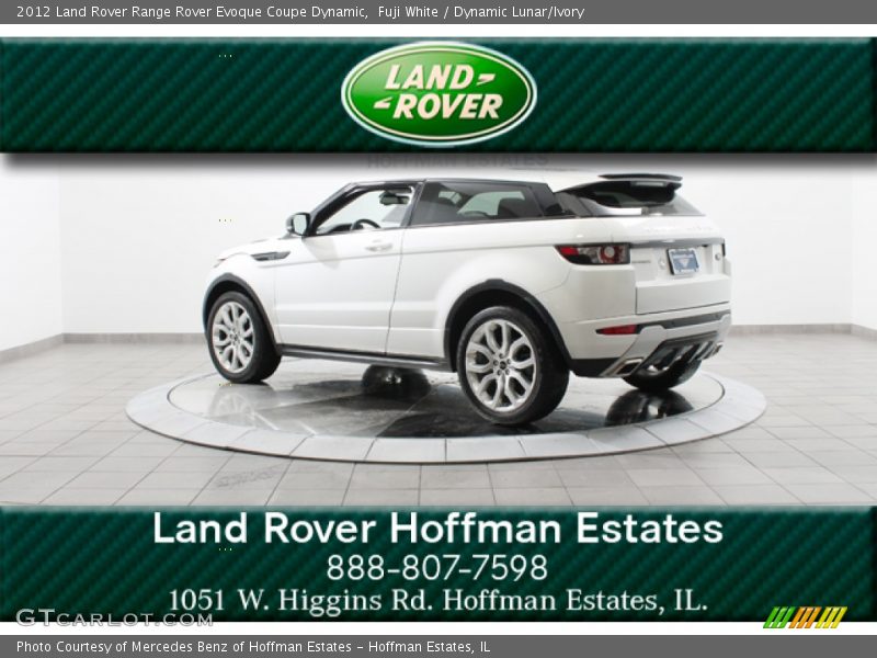 Fuji White / Dynamic Lunar/Ivory 2012 Land Rover Range Rover Evoque Coupe Dynamic