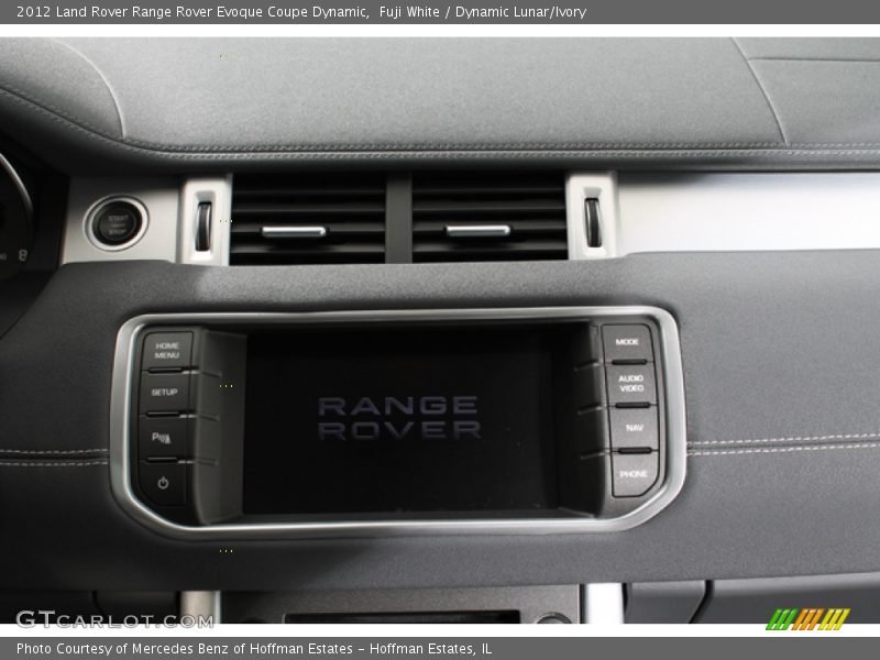 Fuji White / Dynamic Lunar/Ivory 2012 Land Rover Range Rover Evoque Coupe Dynamic
