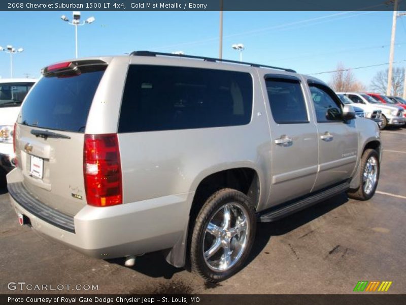 Gold Mist Metallic / Ebony 2008 Chevrolet Suburban 1500 LT 4x4