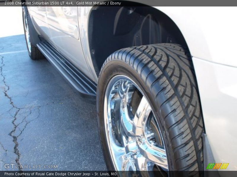 Gold Mist Metallic / Ebony 2008 Chevrolet Suburban 1500 LT 4x4