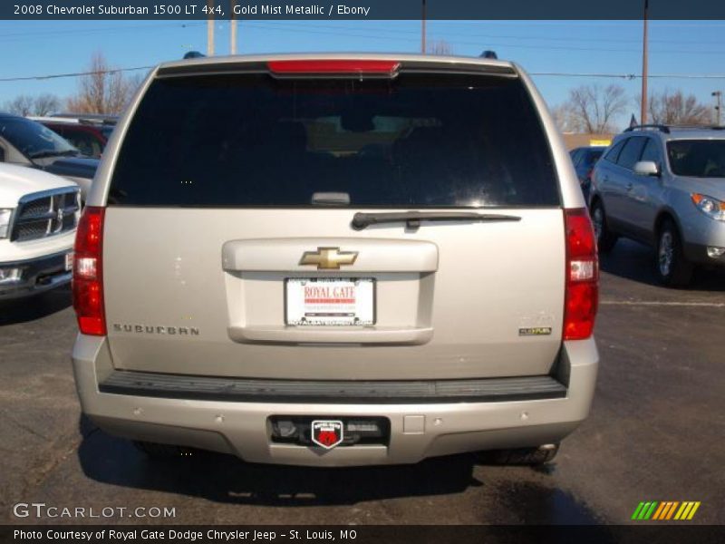 Gold Mist Metallic / Ebony 2008 Chevrolet Suburban 1500 LT 4x4