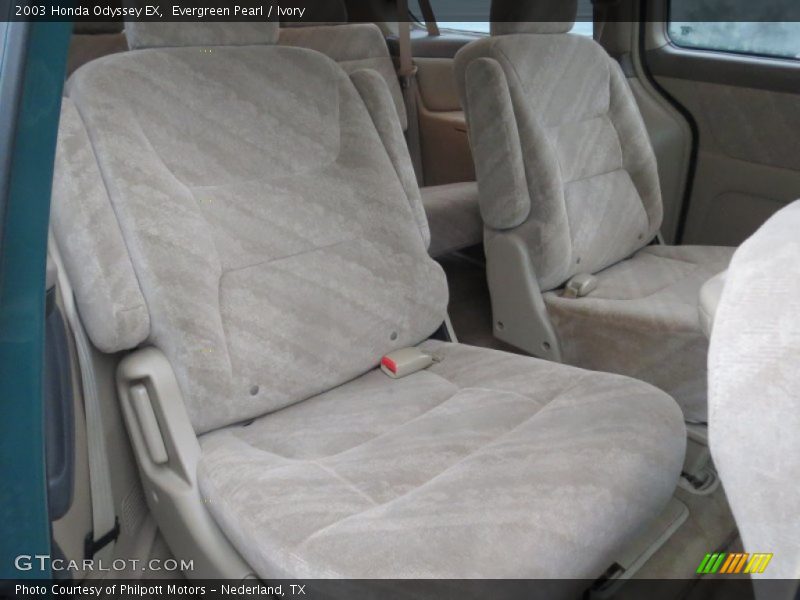 Rear Seat of 2003 Odyssey EX