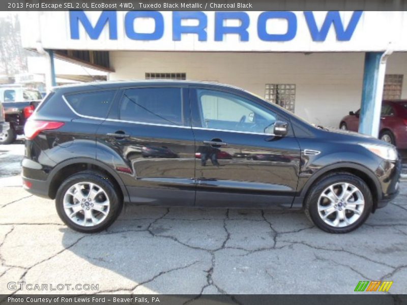 Tuxedo Black Metallic / Charcoal Black 2013 Ford Escape SEL 2.0L EcoBoost 4WD