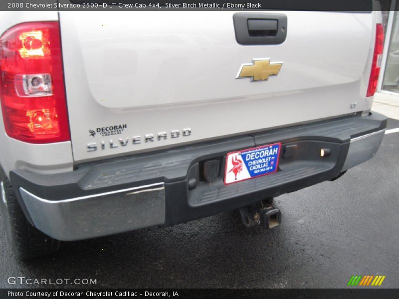 Silver Birch Metallic / Ebony Black 2008 Chevrolet Silverado 2500HD LT Crew Cab 4x4