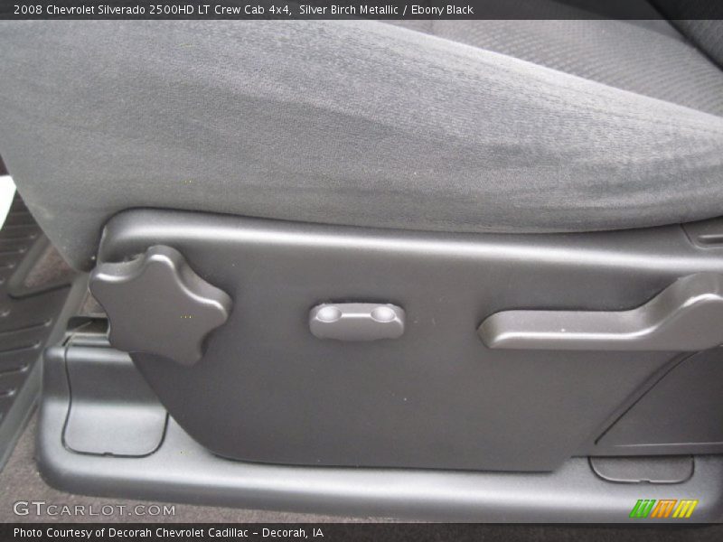 Silver Birch Metallic / Ebony Black 2008 Chevrolet Silverado 2500HD LT Crew Cab 4x4
