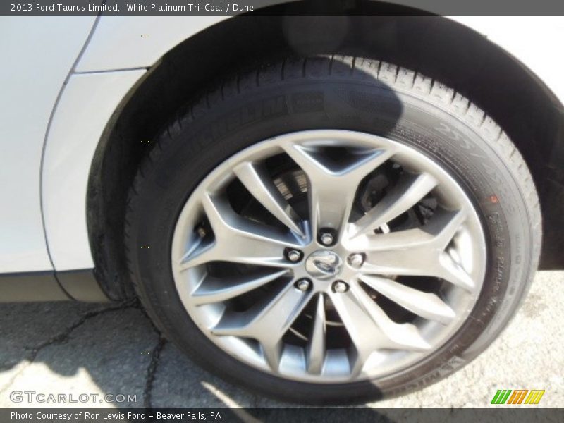 White Platinum Tri-Coat / Dune 2013 Ford Taurus Limited
