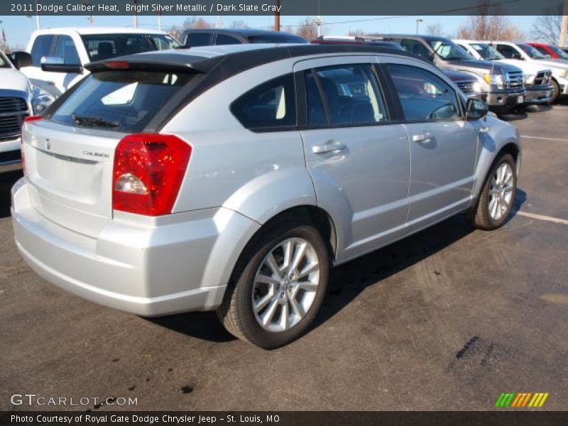 Bright Silver Metallic / Dark Slate Gray 2011 Dodge Caliber Heat