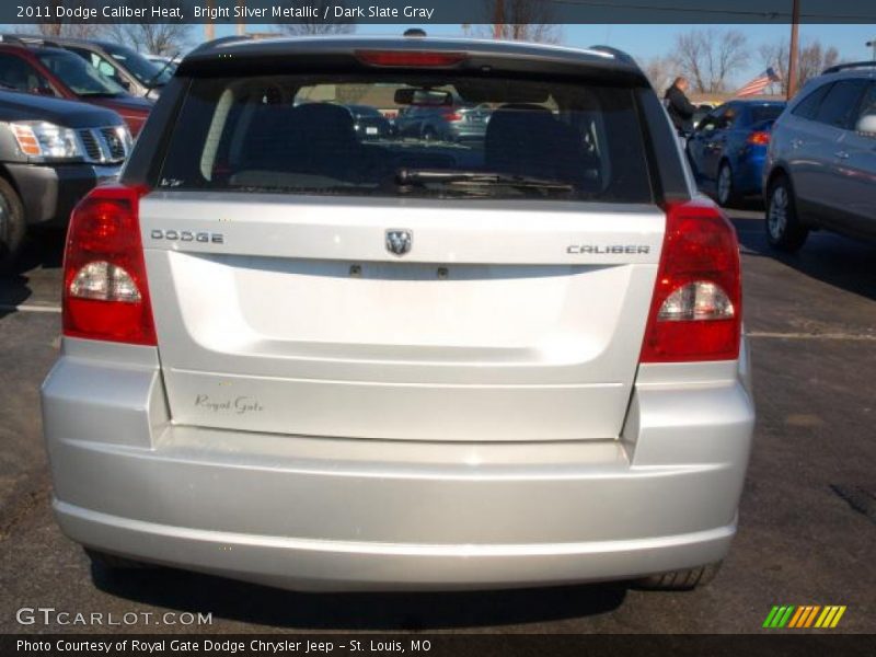 Bright Silver Metallic / Dark Slate Gray 2011 Dodge Caliber Heat