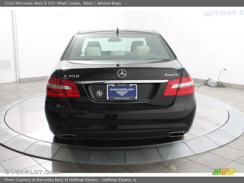 Black / Almond Beige 2010 Mercedes-Benz E 350 4Matic Sedan