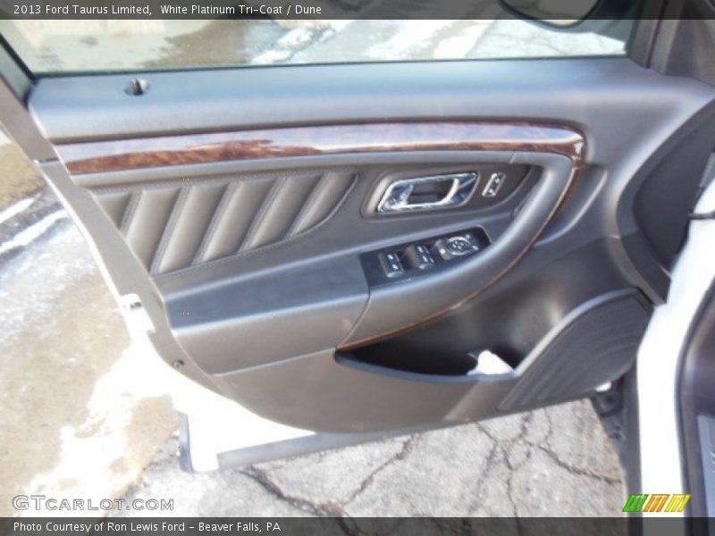 White Platinum Tri-Coat / Dune 2013 Ford Taurus Limited