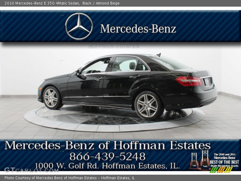 Black / Almond Beige 2010 Mercedes-Benz E 350 4Matic Sedan