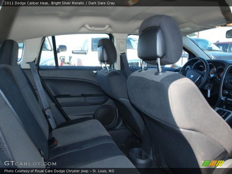 Bright Silver Metallic / Dark Slate Gray 2011 Dodge Caliber Heat