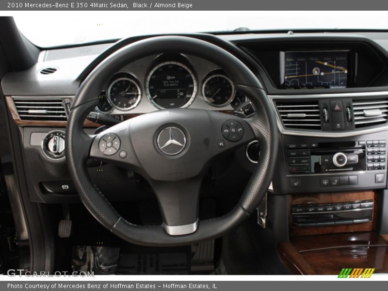 Black / Almond Beige 2010 Mercedes-Benz E 350 4Matic Sedan