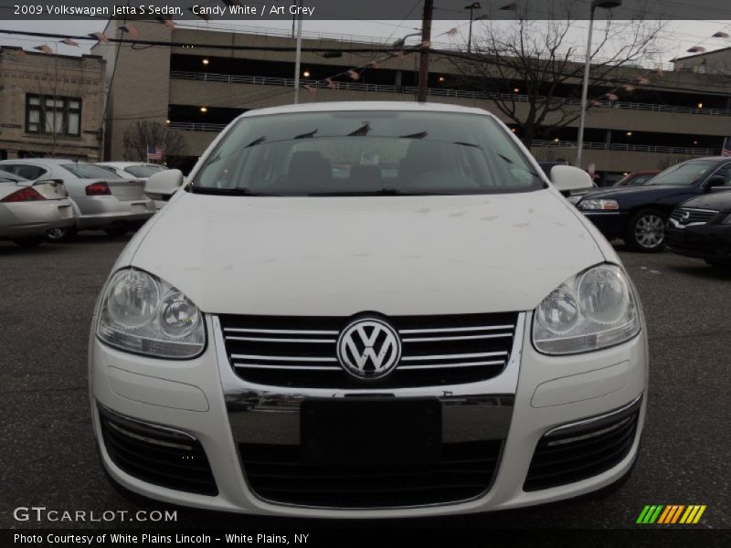 Candy White / Art Grey 2009 Volkswagen Jetta S Sedan