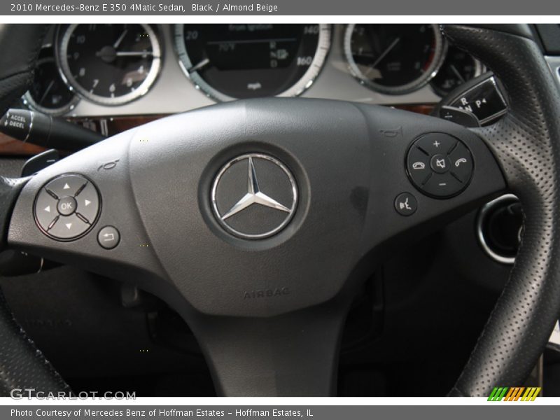 Black / Almond Beige 2010 Mercedes-Benz E 350 4Matic Sedan