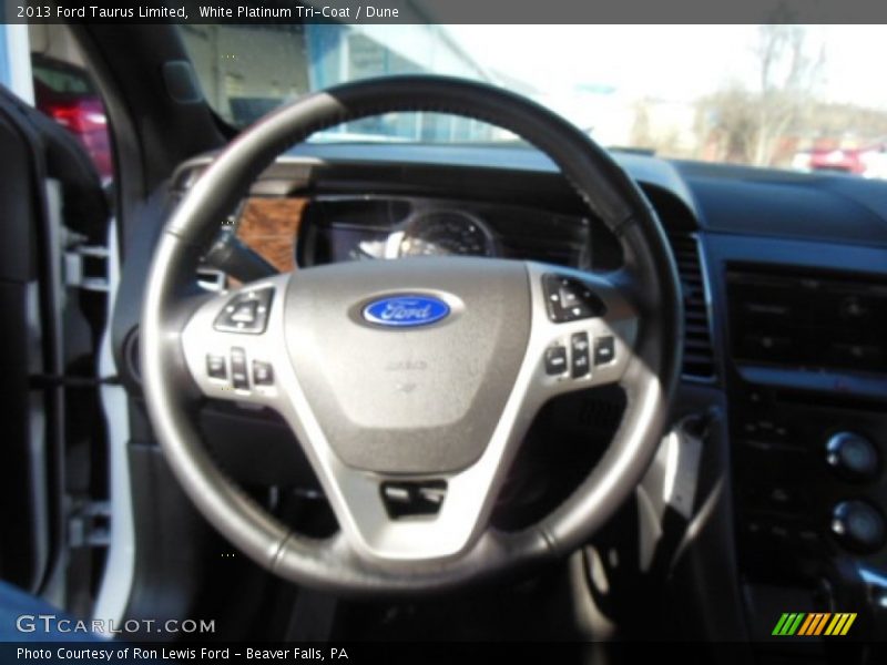 White Platinum Tri-Coat / Dune 2013 Ford Taurus Limited
