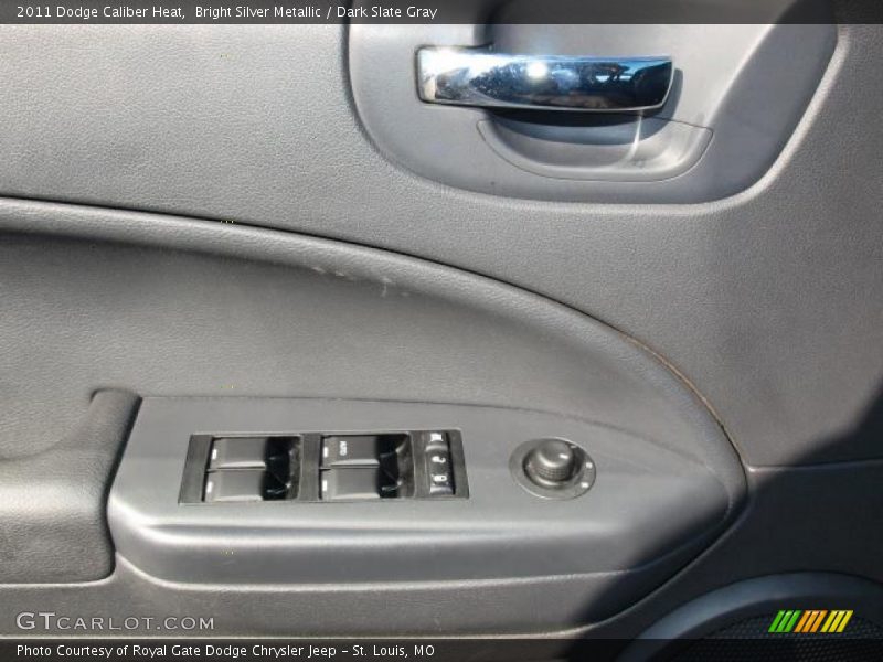 Bright Silver Metallic / Dark Slate Gray 2011 Dodge Caliber Heat