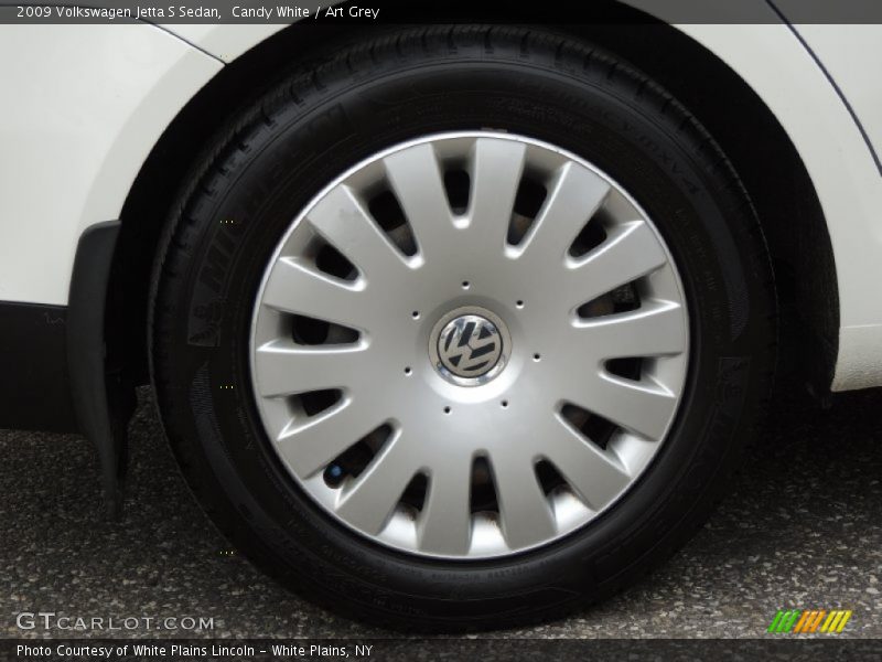 Candy White / Art Grey 2009 Volkswagen Jetta S Sedan