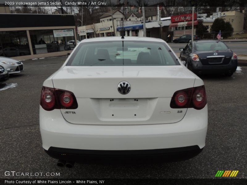 Candy White / Art Grey 2009 Volkswagen Jetta S Sedan