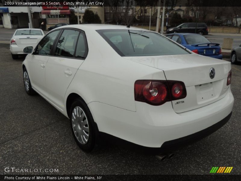 Candy White / Art Grey 2009 Volkswagen Jetta S Sedan