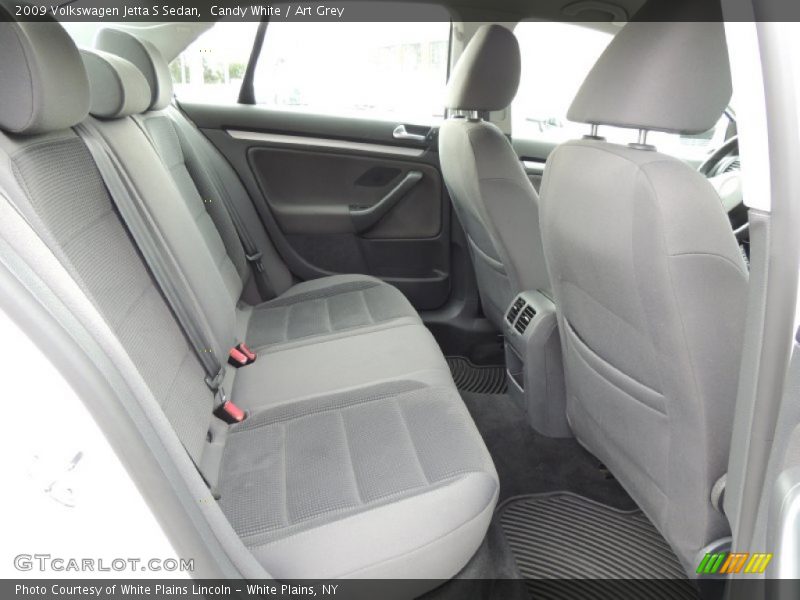 Candy White / Art Grey 2009 Volkswagen Jetta S Sedan