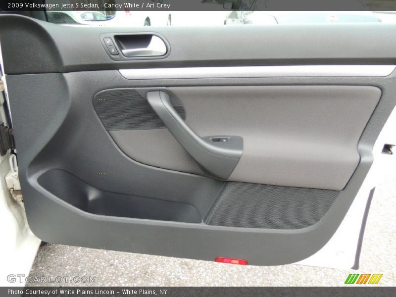 Candy White / Art Grey 2009 Volkswagen Jetta S Sedan
