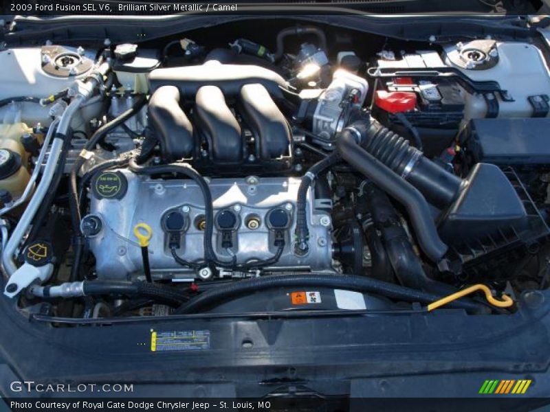  2009 Fusion SEL V6 Engine - 3.0 Liter DOHC 24-Valve Duratec V6