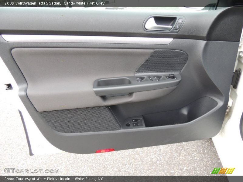 Candy White / Art Grey 2009 Volkswagen Jetta S Sedan