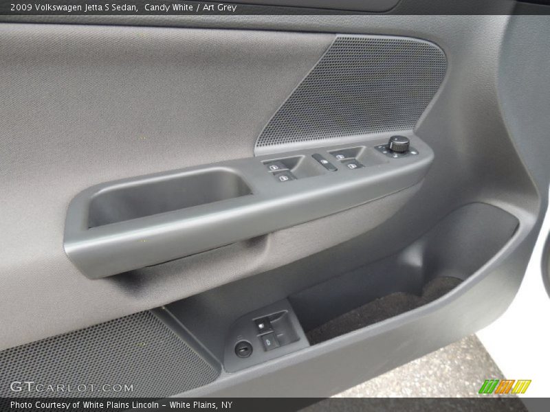 Candy White / Art Grey 2009 Volkswagen Jetta S Sedan